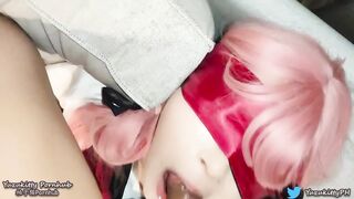 柚子猫-黑丝jk双马尾被狠操