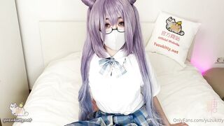 Yuzukitty OnlyFans JK少女原神刻复刻晴的肉体教导性技巧的课程科普足交骑乘大开M腿爆射