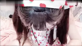 反差骚货 假屌抽插自慰高潮大喊爸爸操我