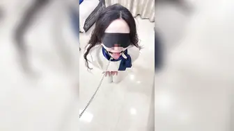 会喷水的亲姐姐把工装OL的气质姐姐拴着狗链调教