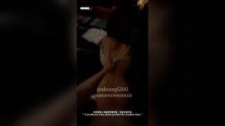 隐匿女神Song沦为包养玩物 按摩房淫交侍奉 狂艹内射女神