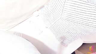 【纯欲女神】完美露脸 主动榨精粉嫩骚穴完美迎合肉棒抽插不停 #揉月