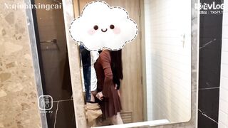 [糖心Vlog] 人妻的她 壹 电影院篇 约会人妻商场公厕激情性爱 - 桥本香菜