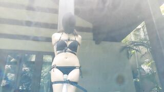 1白城出品 调教记录 泳池别墅紧缚调教